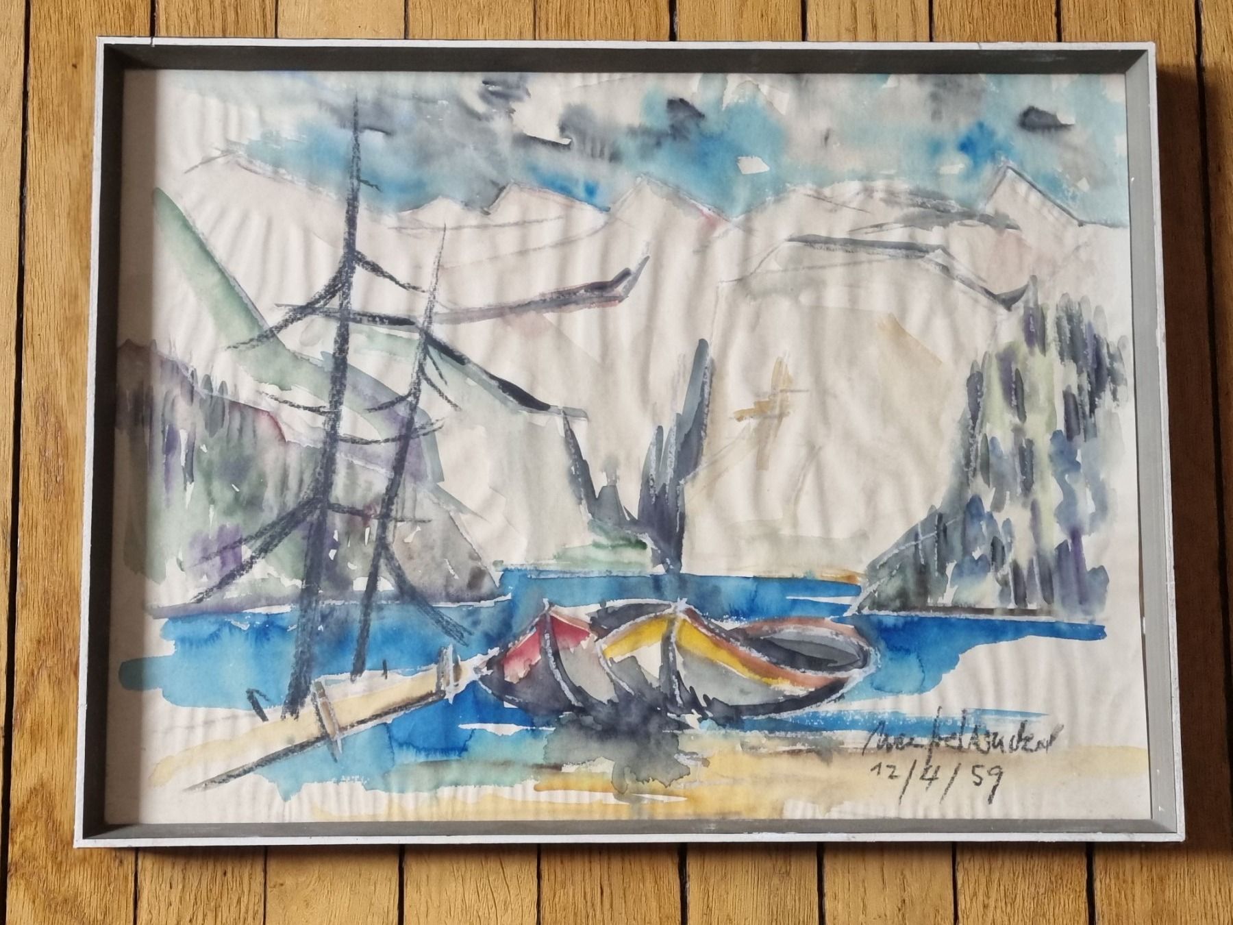 Dipinti: Aquarell Signiert – Usato da Schaffhausen venduto da Leveron13