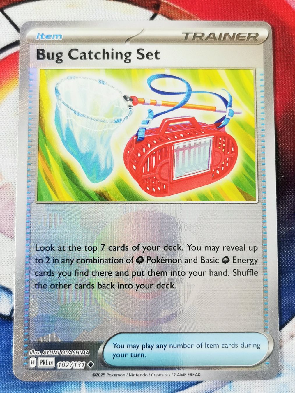 Pokémon Sammelbilder & Trading cards: Pokémon Bug Catching Pokeball 126 Prismatic Evolutions EN – Neu (gemäss Beschreibung) aus Cousset von