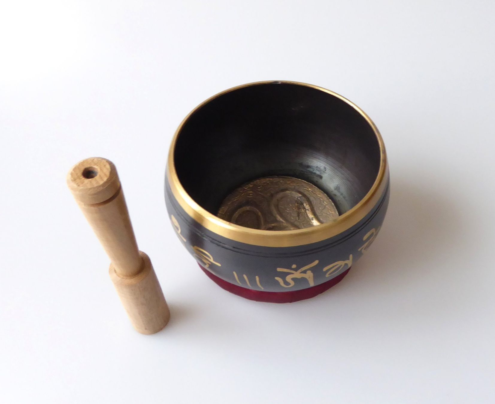 Strumenti musicali: Klangschalen-Set - OM schwarz – Nuovo e nell'imballaggio originale da Mauren venduto da Yeelen 2