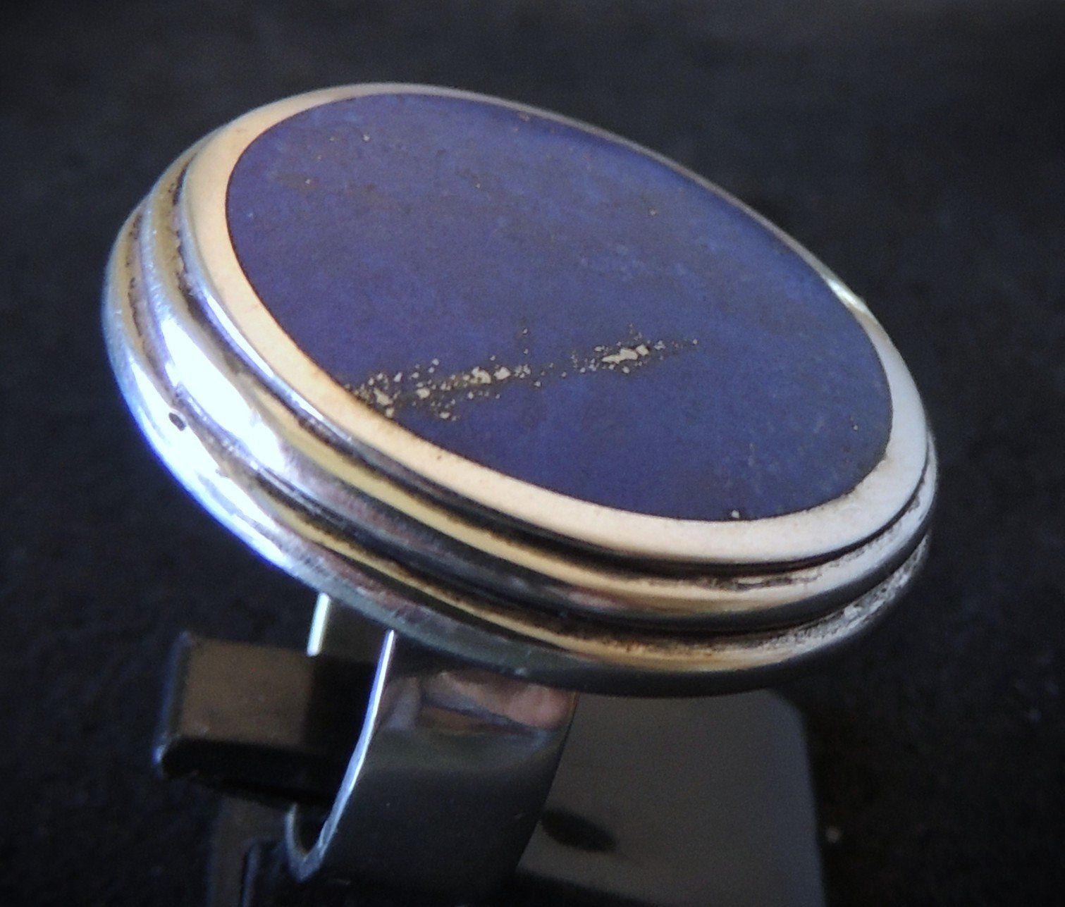 Anelli: Lapislazuli Silber 925 Fingerring Gr. 57 – Usato da Waldenburg venduto da schaller707 2