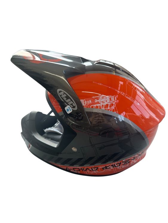 HJC Casques & visières: Crosshelm Jugend, sz,silver,orange Gr.S (55-56) – Neuf (Voir description) à Schänis par alegra8853 3