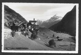 Wassen Teilansicht Feldpoststempel