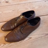 Herrenschuhe Ambassador, braunes Leder, Grösse 42