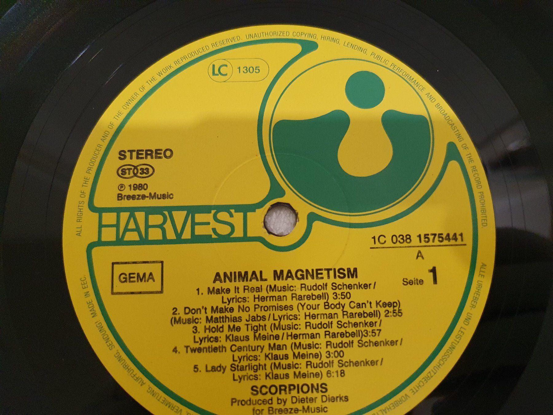 Schallplatten: Scorpions – Animal Magnetism – Gebraucht aus Uster von Vinyl-Leidenschaft 3