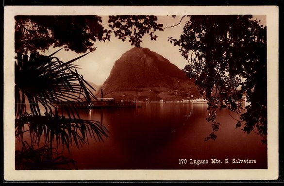 Cartoline postali: AK Lugano, Mte S. Salvatore, 1930 – Usato da Berlin venduto da bartko-reher
