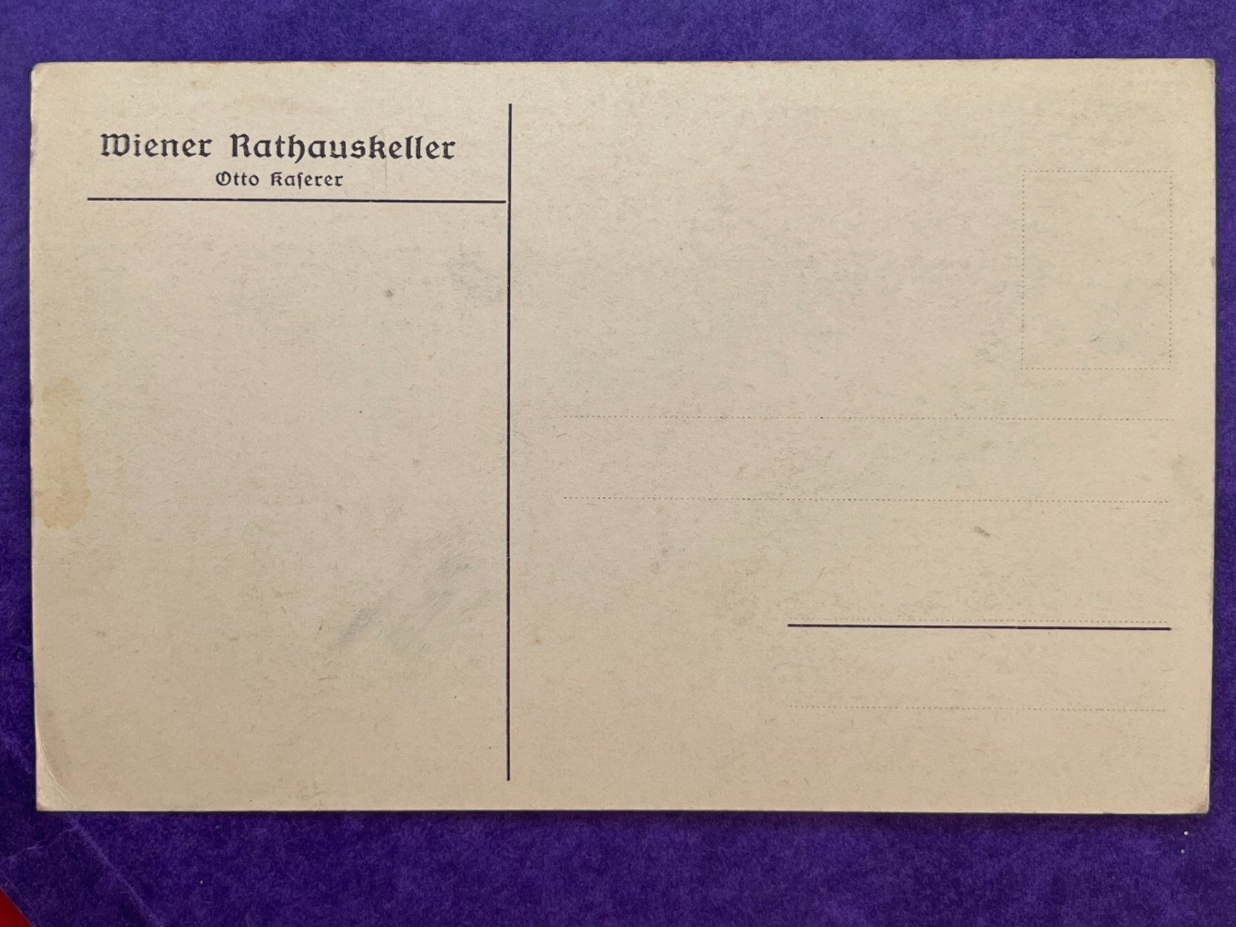 Ansichtskarten: Grinzinger Keller - Wiener Rathauskeller – Gebraucht aus Steg VS von danwer74 1