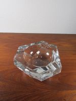 Vintage Aschenbecher Diamant Bömisches Kristall Glas 1970er