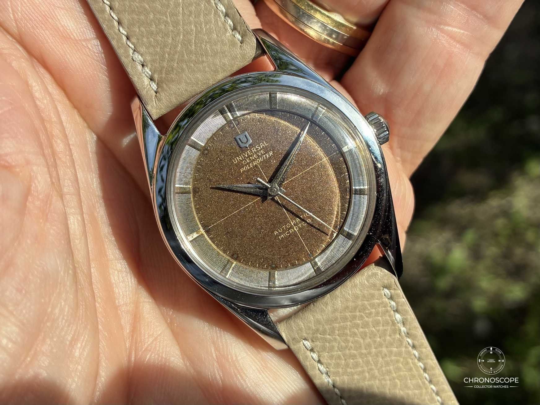 Universal Genève Orologi: Universal Geneve Polerouter Date Reference 204610-4 – Usato da Luzern venduto da ChronoScope6004 8