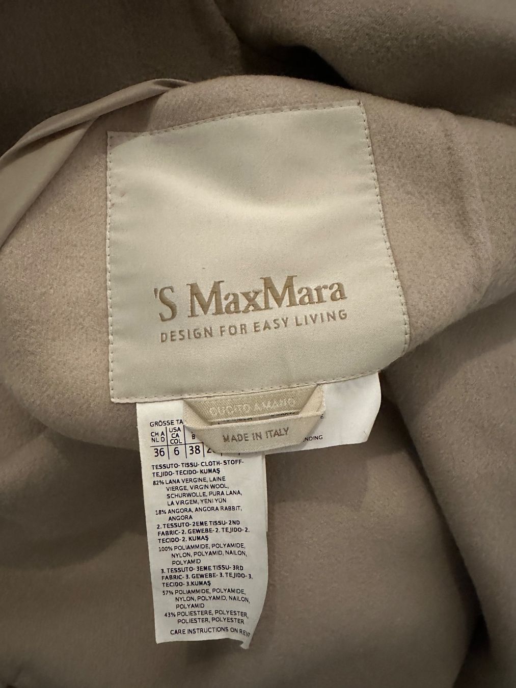 Max Mara Cappotti: Max Mara Grosse 36 – Nuovo (secondo la descrizione) da Alpnach Dorf venduto da ljusja 9