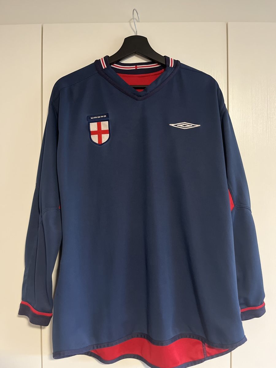 Umbro Canottiere & Pantaloni: England Trikot langarm 2seitig – Usato da Vogelsang AG venduto da mae_lbs5 4
