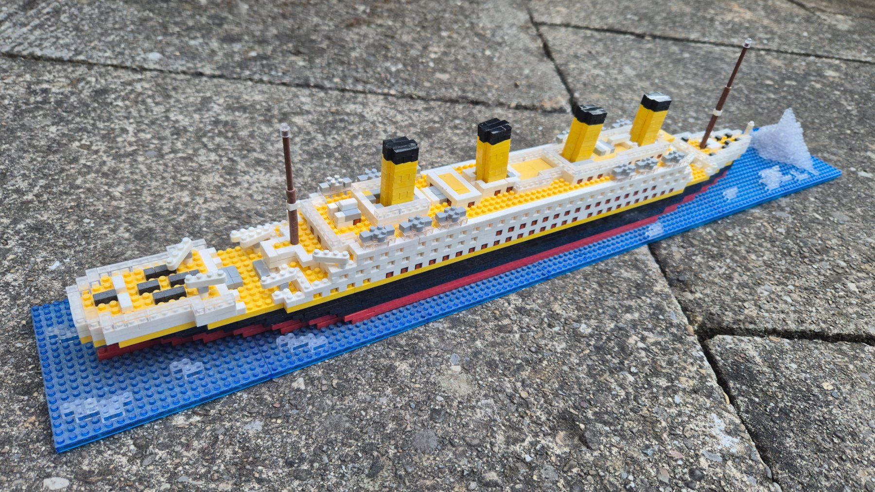 Kit di costruzioni: Titanic-Baustein-Bausatz Titanic-Schiffsmodell – Usato da Wängi venduto da Maur1 3