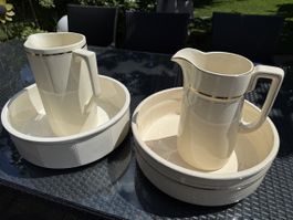 Waschschüsseln + Waschkrüge Villeroy & Boch (Estrichfund)