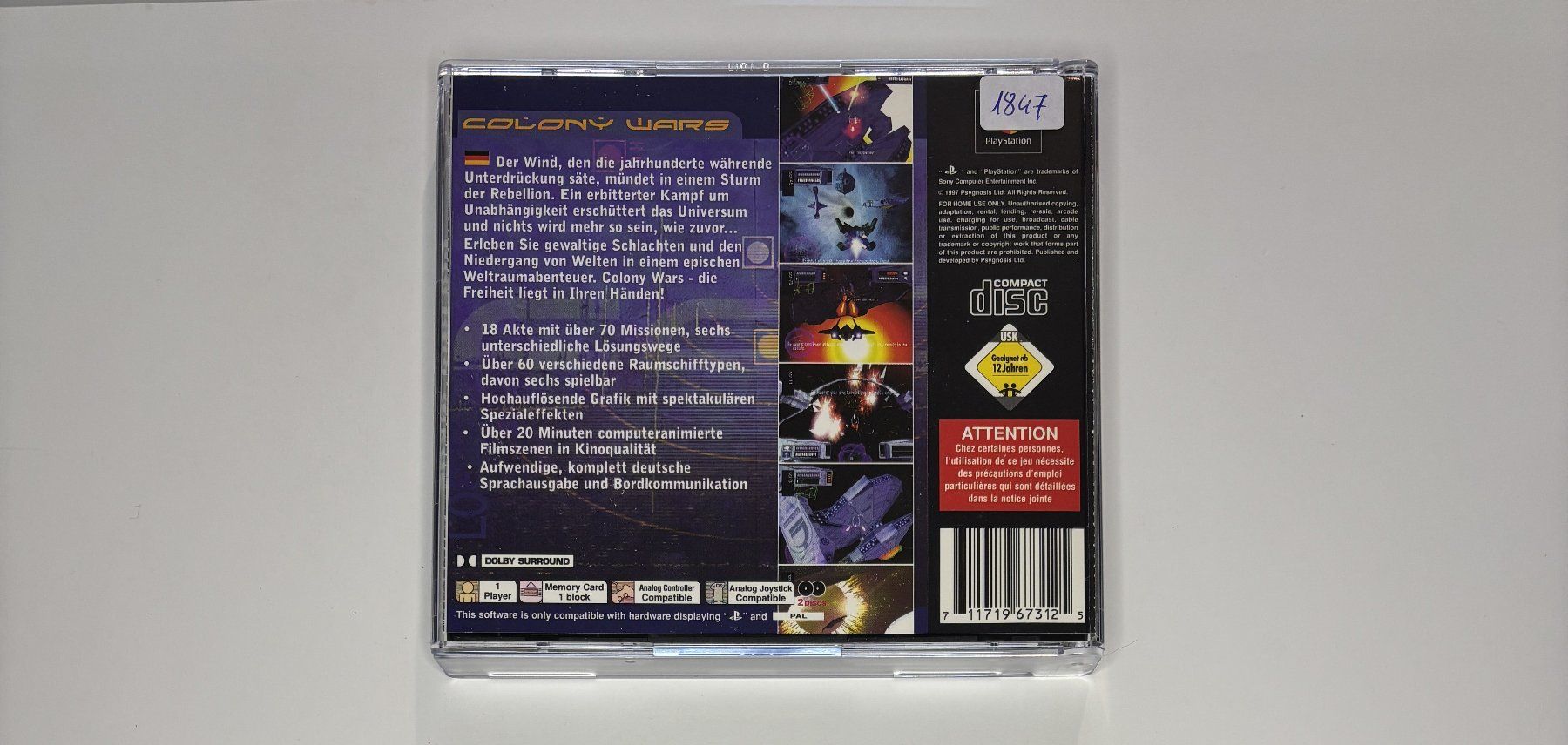 Giochi: PS1 - Colony Wars – Usato da Allschwil venduto da Bullach 2