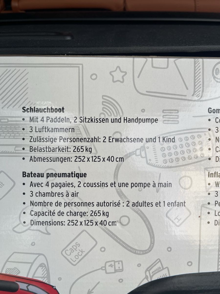 Boote: Inflatable boat - Schlauchboot - Gommone gonfiabile – Gebraucht aus Uerzlikon von bru_5dls 4