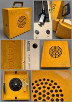 Lenco Le Petit Prince record player used yellow