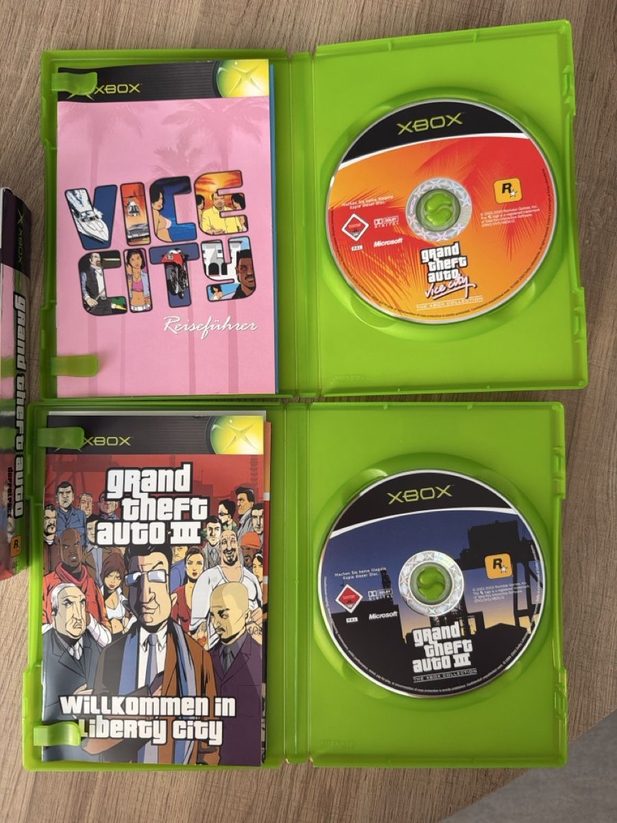 Giochi: Grand Theft Auto 3 + Vice City Xbox  – Usato da Hagendorn venduto da masterchieff 3
