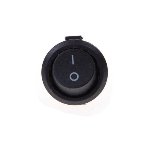 Schalter: Wippschalter rund, schwarz, 2-PIN – Neu (gemäss Beschreibung) aus Luzern von Salefactory 3