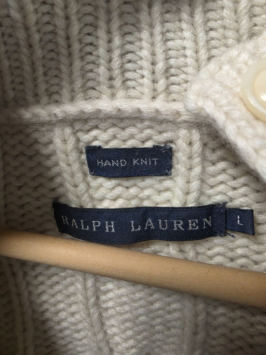Ralph Lauren Maglioni & Felpe: Pull RALPH LAUREN torsadé 100% cashmere  – Usato da Massongex venduto da kik_y97b 1