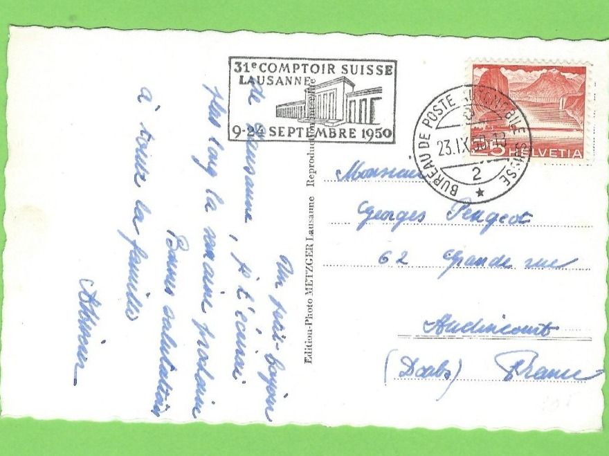Cartoline postali: 50. Salon de L´Auto Geneve – Usato da Zürich venduto da t24_de 1
