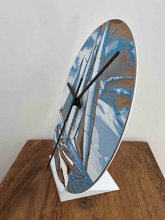 Orologi: Uhr mit Segelschiff als Motiv – Nuovo (secondo la descrizione) da Ermenswil venduto da hoember 3