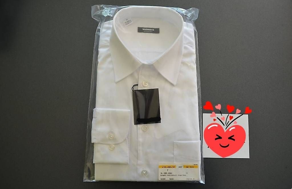 Camicie: Weisses Hemd von Walbusch, Grösse 41 – Usato da Richenthal venduto da Mikesh01