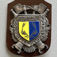 Insigne officiel des sapeurs-pompiers de Thonon-les-Bains