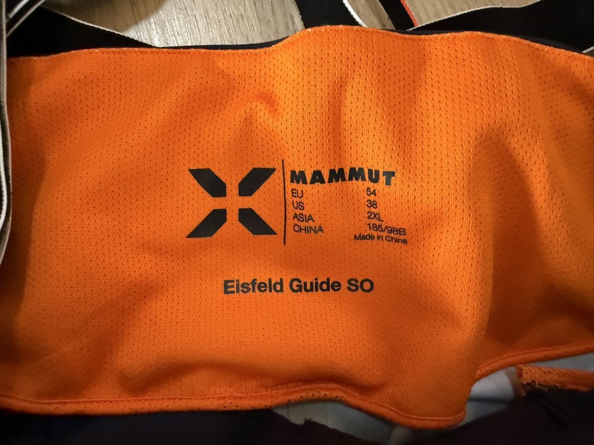 Mammut Pantaloni: Mammut Eisfeld Guide SO Pants XL/54 – Nuovo (secondo la descrizione) da Domdidier venduto da fdecourt 3