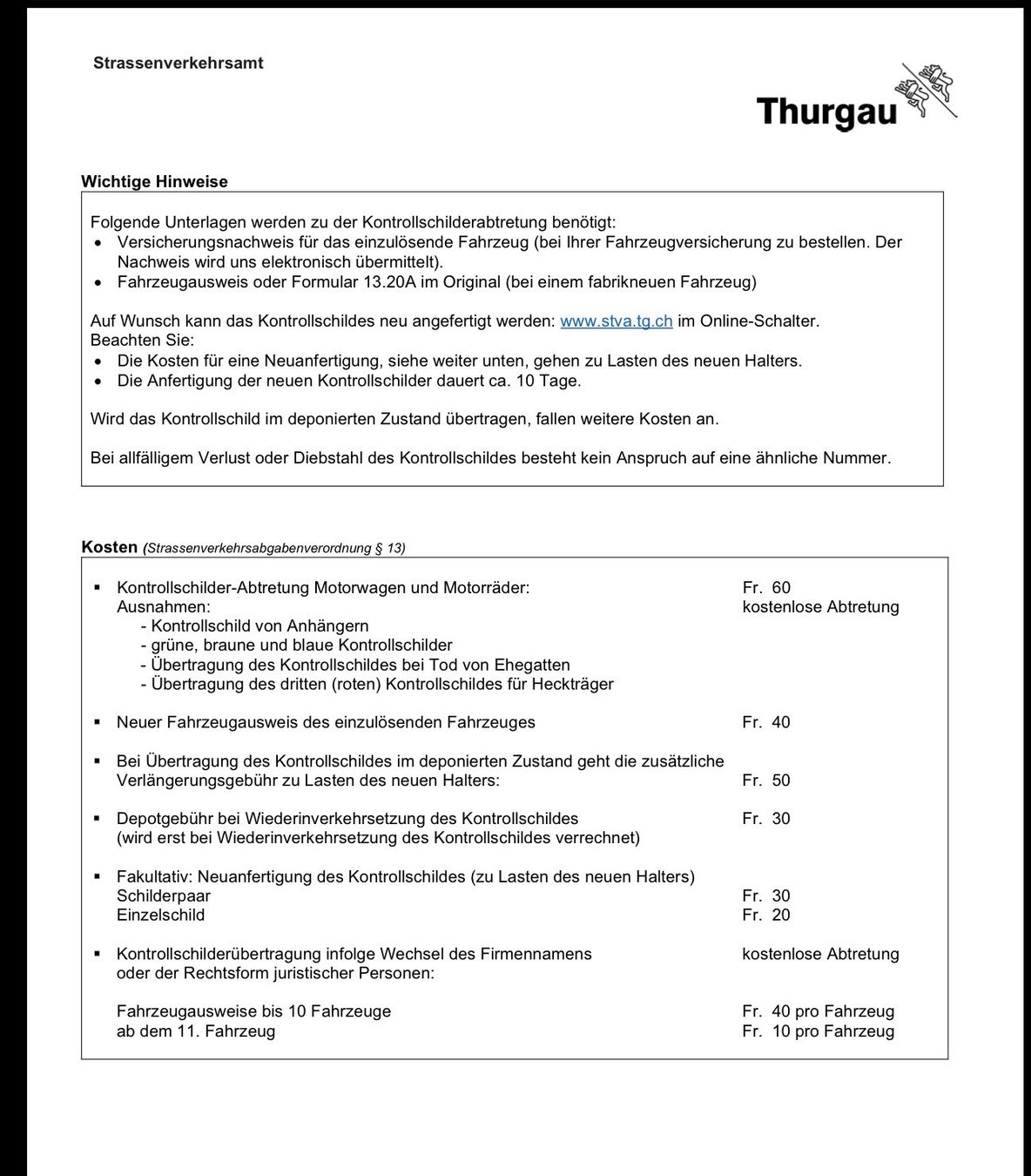 Schilder: Kontrollschild Motorrad TG 8184 – Gebraucht aus Dussnang von Chnurri1 1