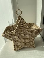 Cestino in rattan a stella