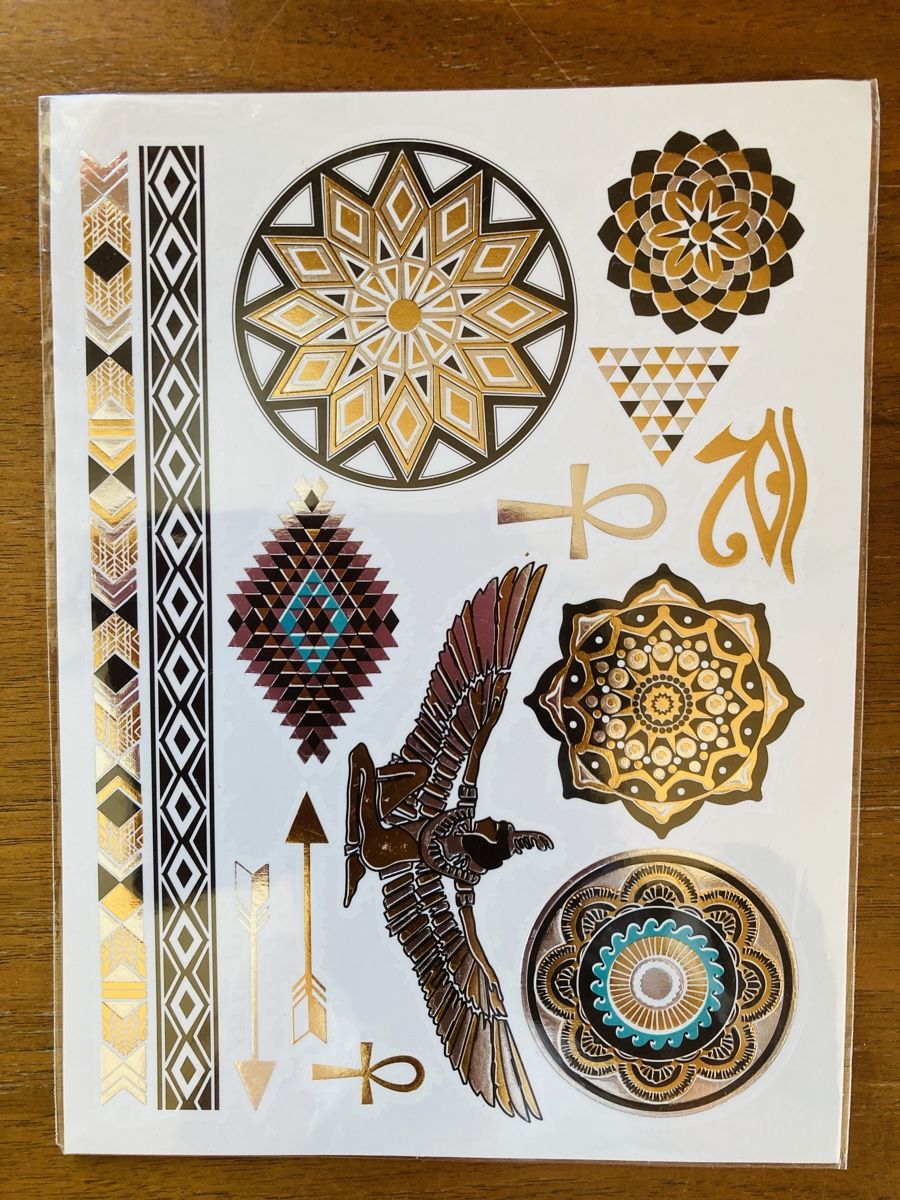 Sticker: autocollants de tatouage, 4 feuilles – Nuovo e nell'imballaggio originale da Ardon venduto da hel_2sxp 5