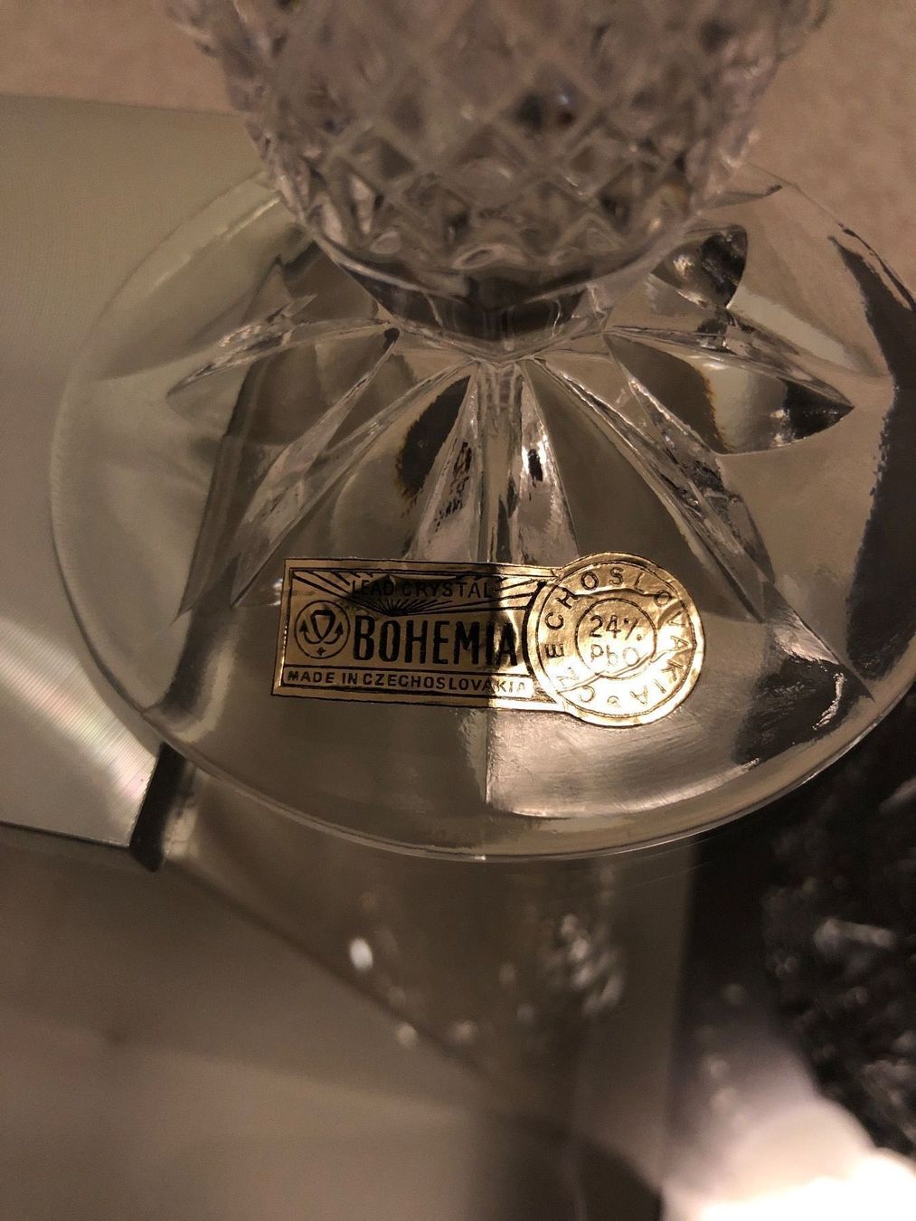 Caraffe: Glaskaraffen Karaffe Bohemia j – Usato da Schlieren venduto da Mattis123 3