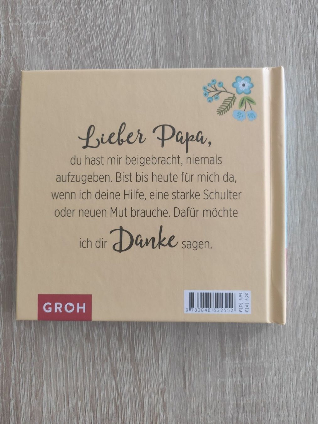 Bücher: Danke, Papa! Buch - Groh Verlag – Neu und originalverpackt aus Zürich von chukye 3