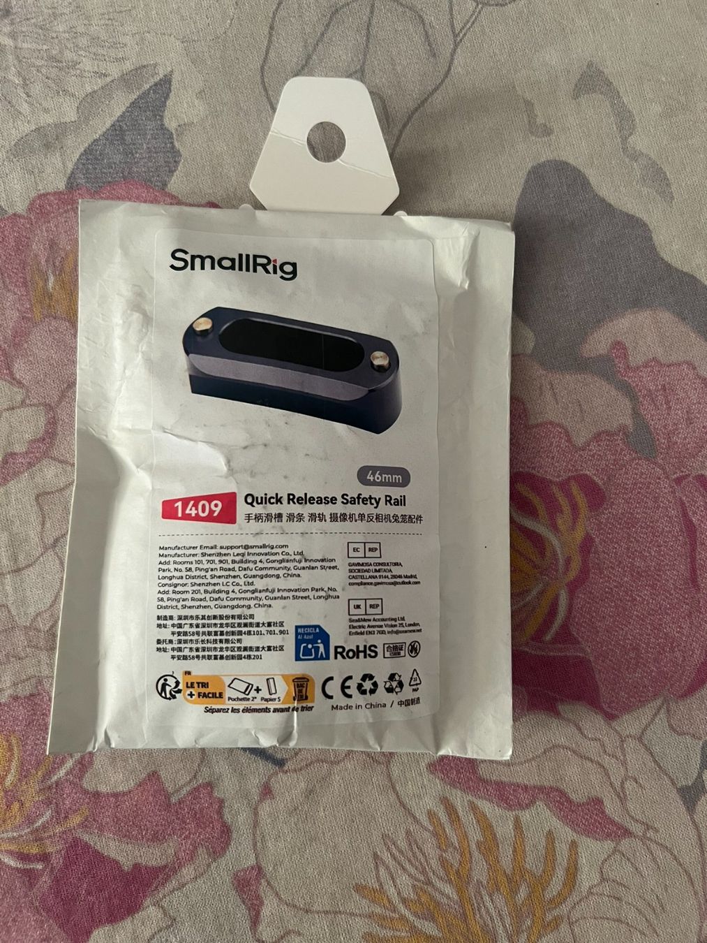 Smallrig Sonstiges Zubehör: SmallRig 1409 Quick Release Safety Rail 46mm – Neu und originalverpackt aus Kloten von har_7ds7