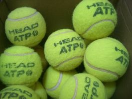 100 St. gebrauchte Tennisbälle ( Lager,Hund etc.)für 25.--Fr