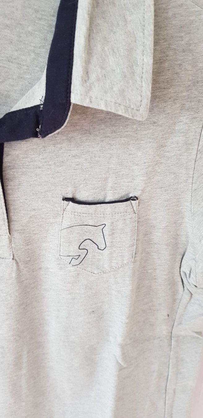 Magliette Polo: Polo gris taille L femme – Nuovo (secondo la descrizione) da Versoix venduto da aline_b 2