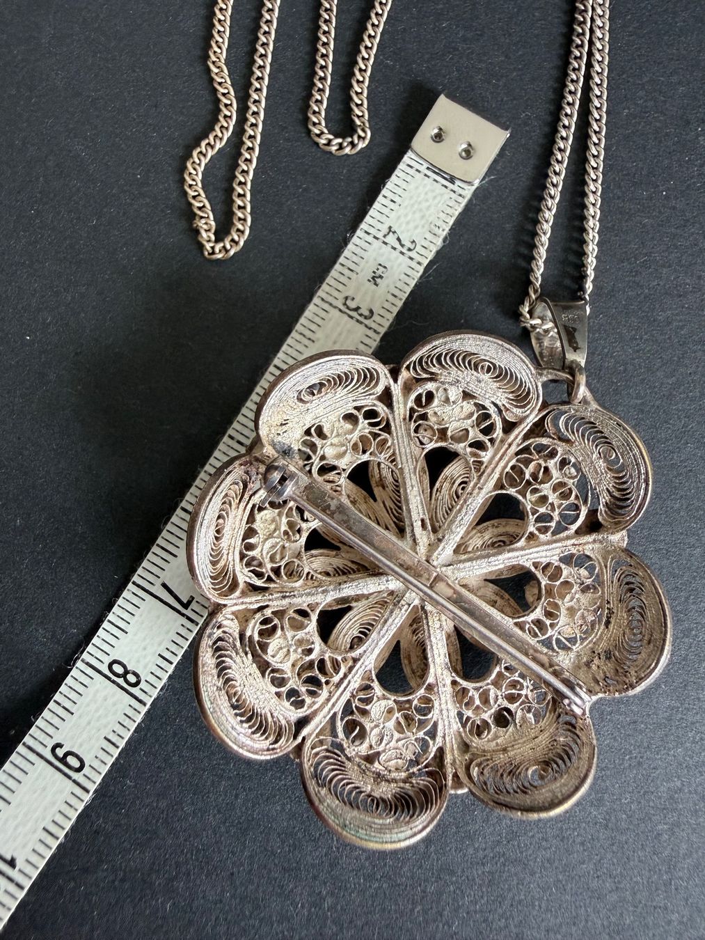Ketten: Antike Trachtenschmuck Silber Kette 800 – Gebraucht aus Spiegel b. Bern von Rogger72 6