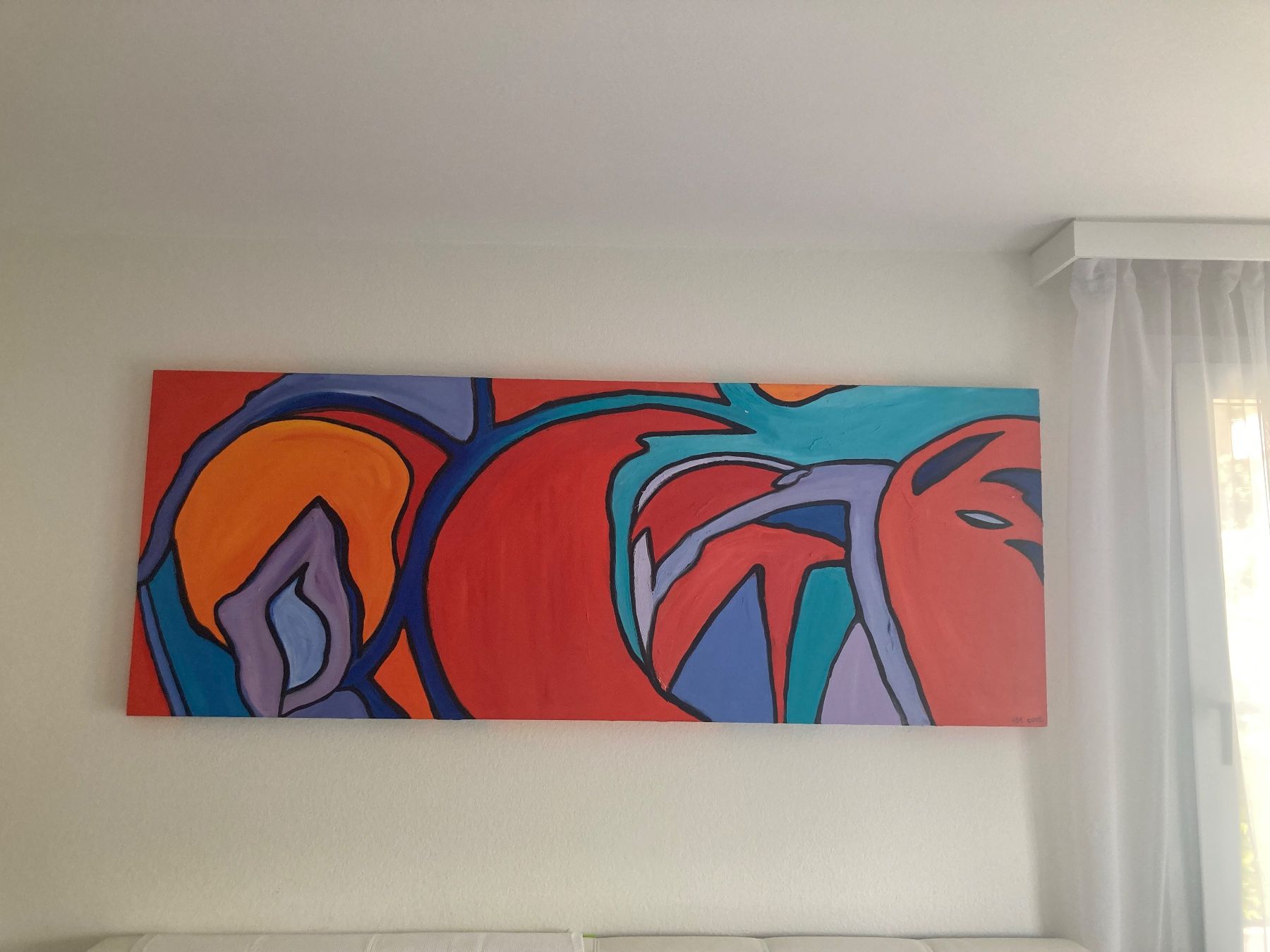 Dipinti: Gemälde Öl Original 70x140 cm – Usato da Bertschikon Gossau venduto da Phermes