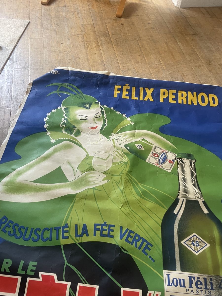Foto & Immagini: Felix Pernod Original Vintage Poster – Usato da Brunnen venduto da LVG 2