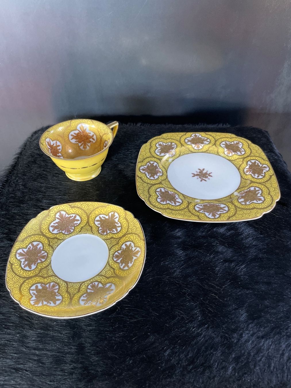 Geschirrsets: Antikes Sammlerset handbemalt mit Gold Applikationen 9 Expl. – Neu (gemäss Beschreibung) aus Uitikon Waldegg von Kebo01 4