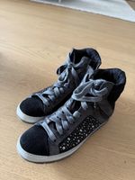 Stylish Studded High-Top Sneakers - Size 38 - EU - Cool Look