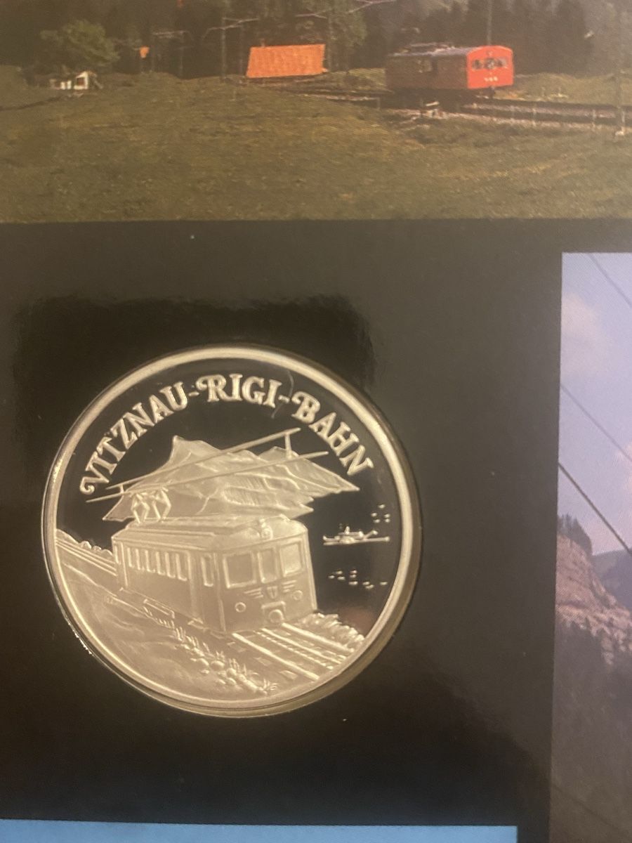 Medaglie: Silbermedaille Vitznau Rigi Bahn – Nuovo (secondo la descrizione) da Muralto venduto da Alex1912 1