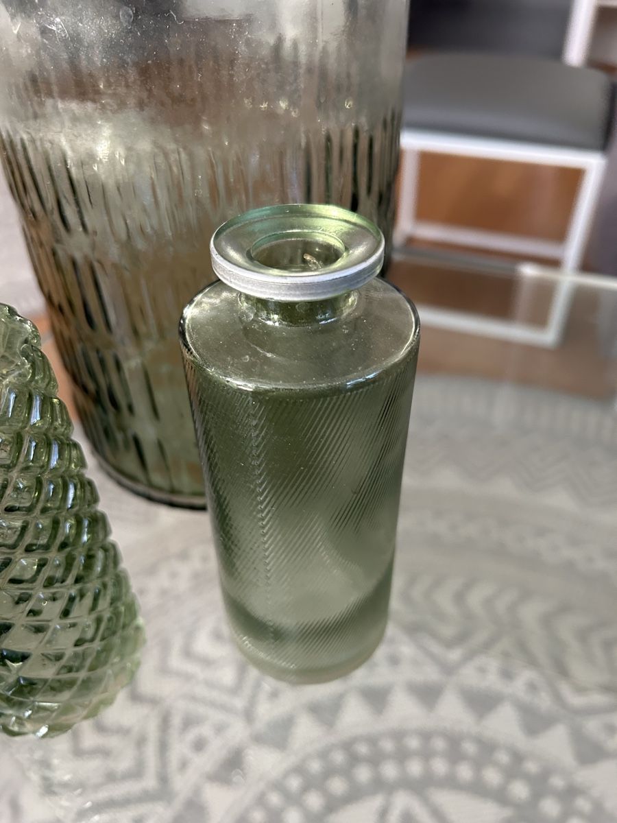 Vasi & Recipienti: 3er Set Vasen, Vintage Glasdesign – Usato da Gunten venduto da starfish3 5