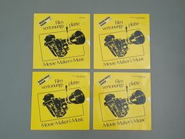 Filmvertonungsplatten - 4 LP's mit verschiedenen Themen