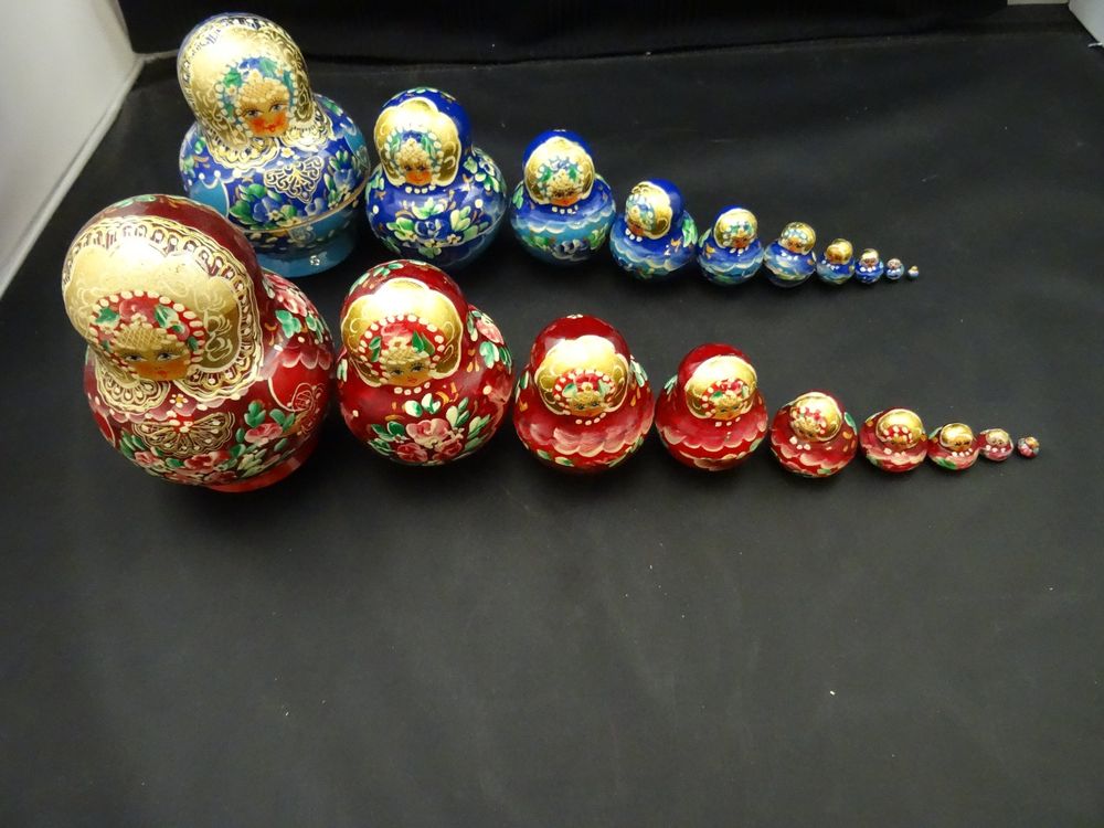 Matriochka 18 poupées peinte main - Collection