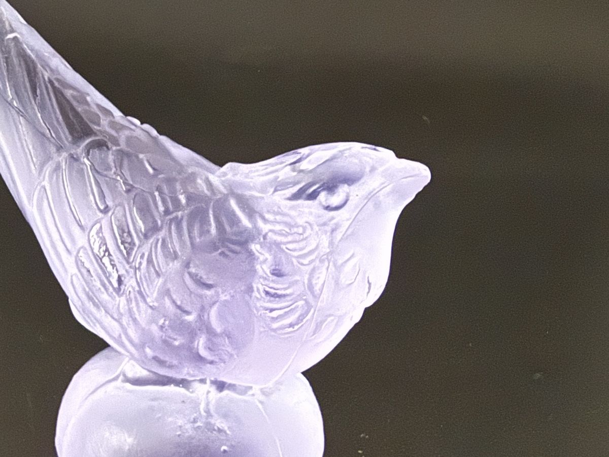 Statuette: Tschechischer Glasvogel, der seine Farbe wechselt  – Usato da Luzern venduto da downtonabbey 4