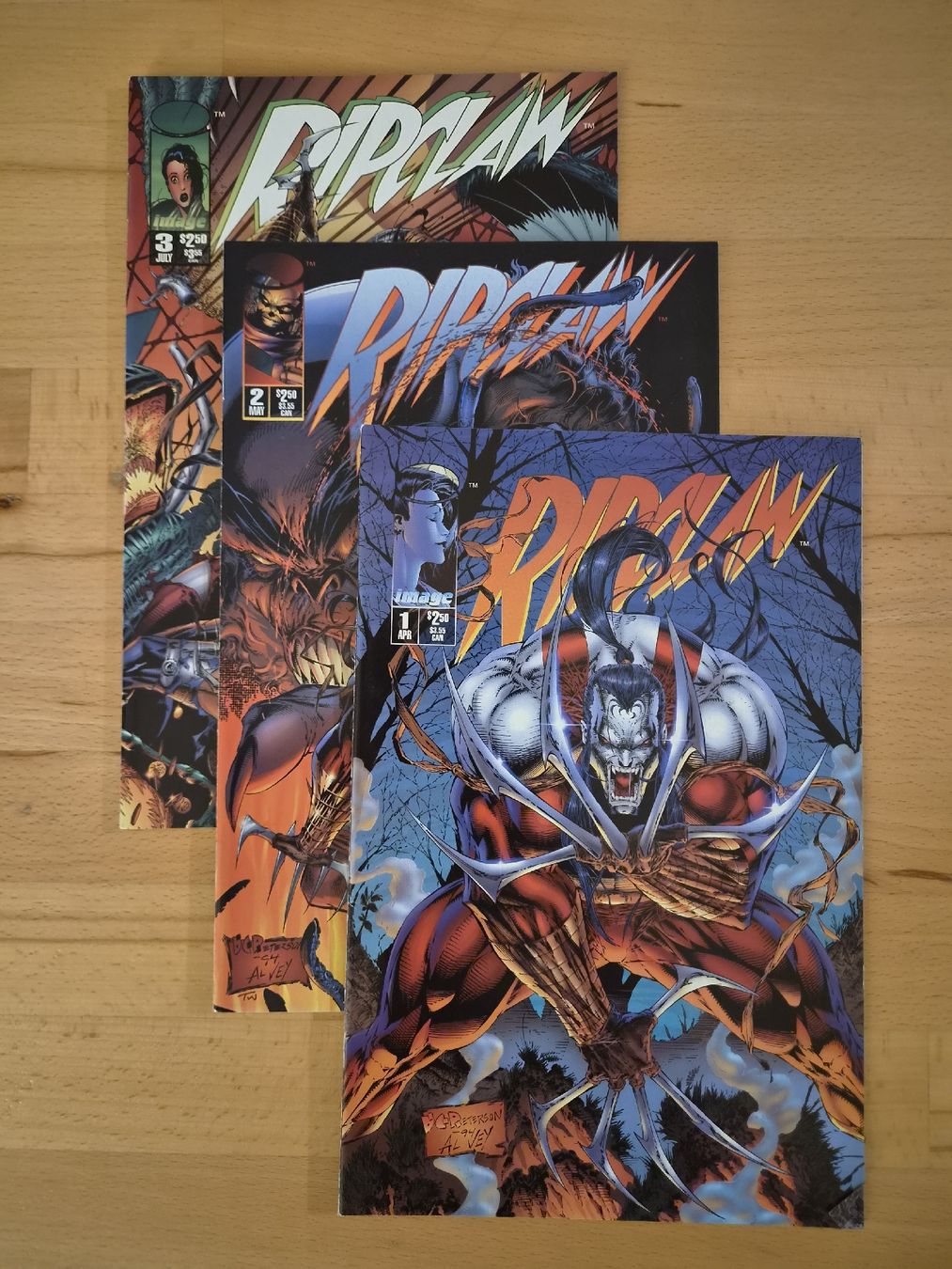 BD: Ripclaw #1-3 (complete) – D'occasion à Biel/Bienne par collector_comics