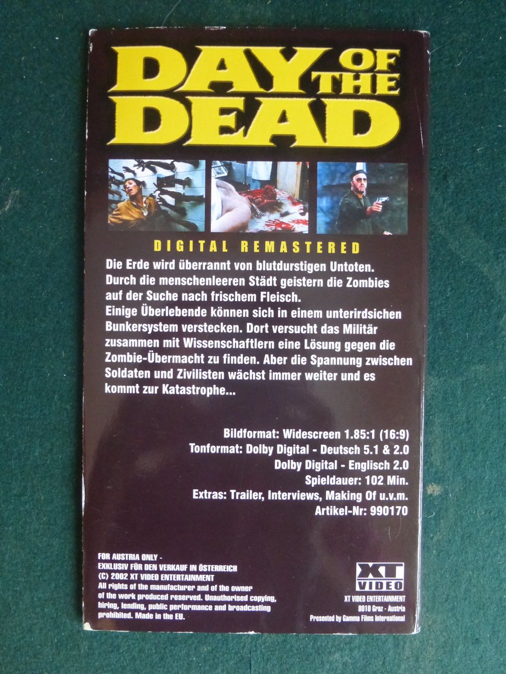 Alle DVDs: Day of the dead Horror DVD – Gebraucht aus Zumikon von psisound 2