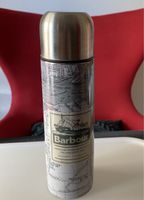 Neue Vintage Barbour Thermosflasche, Weltkarte Edelstahl