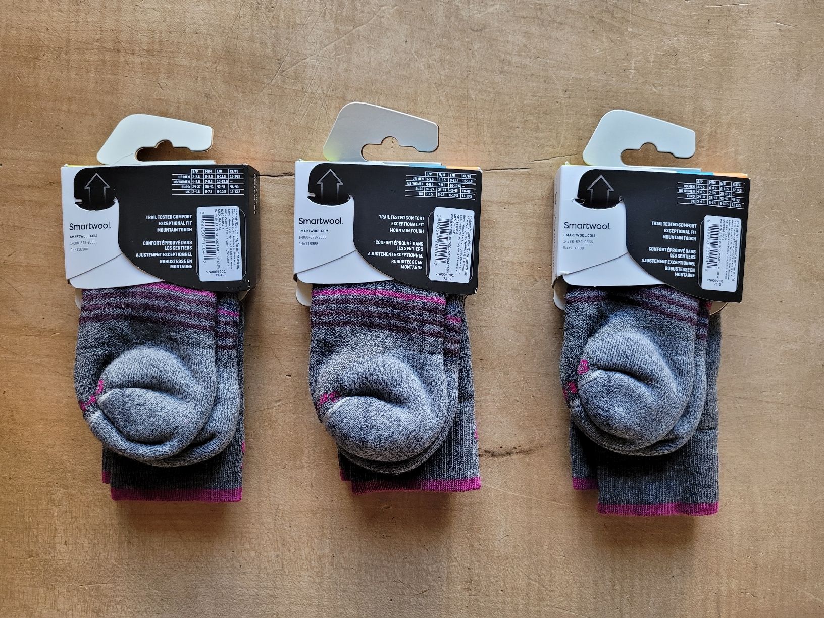 Smartwool Calze: 3 Paar Wandersocken Smartwool Medium Cushion, 60% Wolle, S – Nuovo e nell'imballaggio originale da Zürich venduto da Engiadinabassa 2