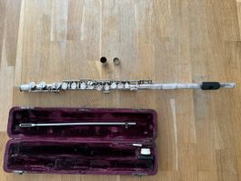 Querflöte G. Hüller Schöneck gebraucht mit Etui